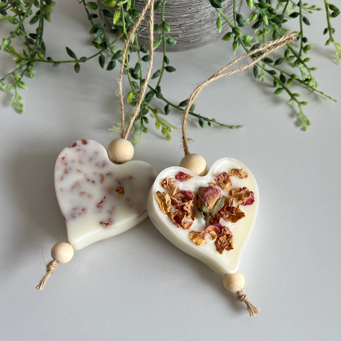 Rose Natural Scented Wax Hanging Air Freshener