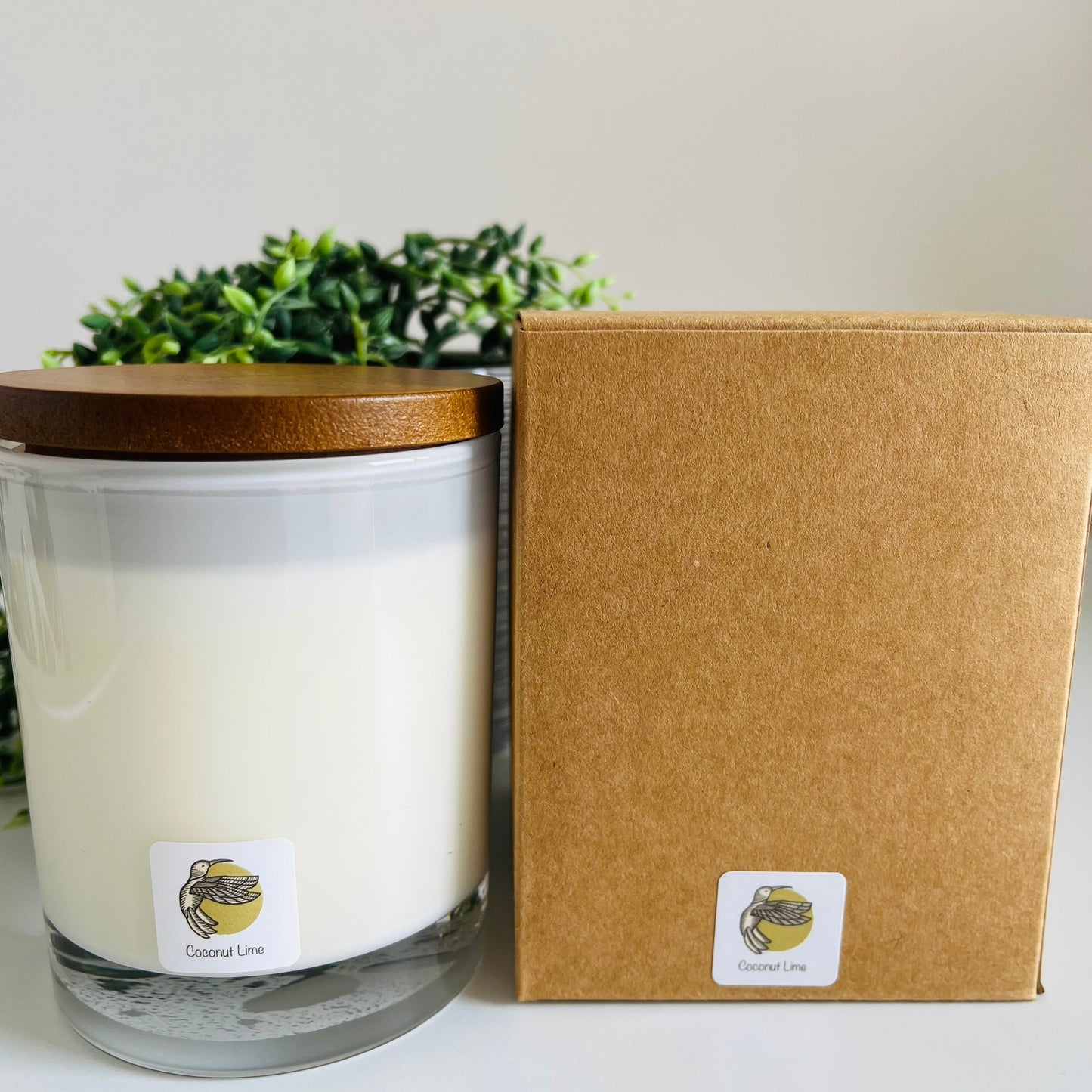 Coconut & Lime Hand Poured Soy Candle