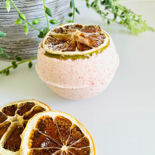 Dried Citrus Fruit Festival Lime Bath Bomb