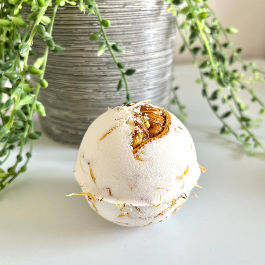 Dried Citrus Inner Core Strength Blood Orange Bath Bomb