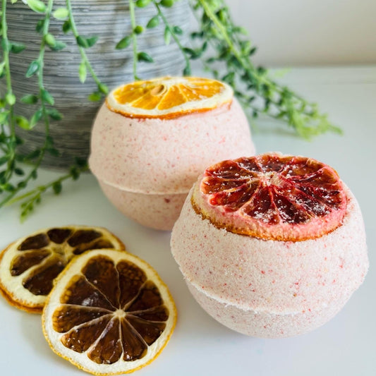 Dried Citrus Fruit Festival Double Bath Bombs