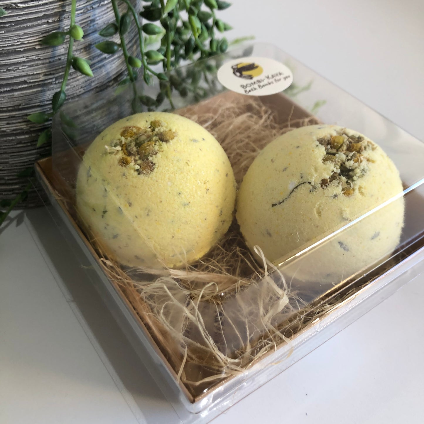 Golden Comfort twin pack bath bombs