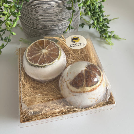 Dried Citrus Inner core strength bath bombs