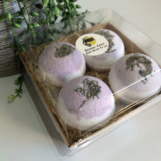 Lavender home pack bath bombs