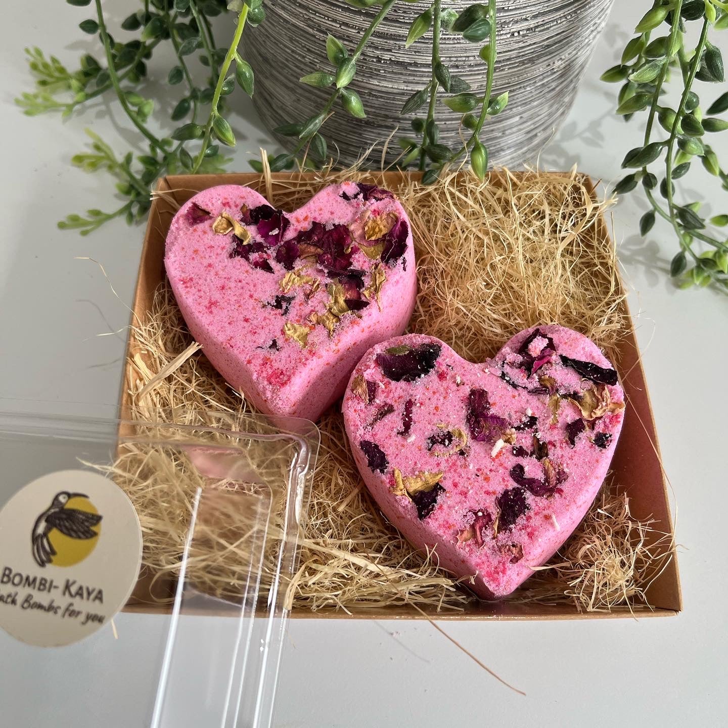 Twin Pack Heart Bath Bombs