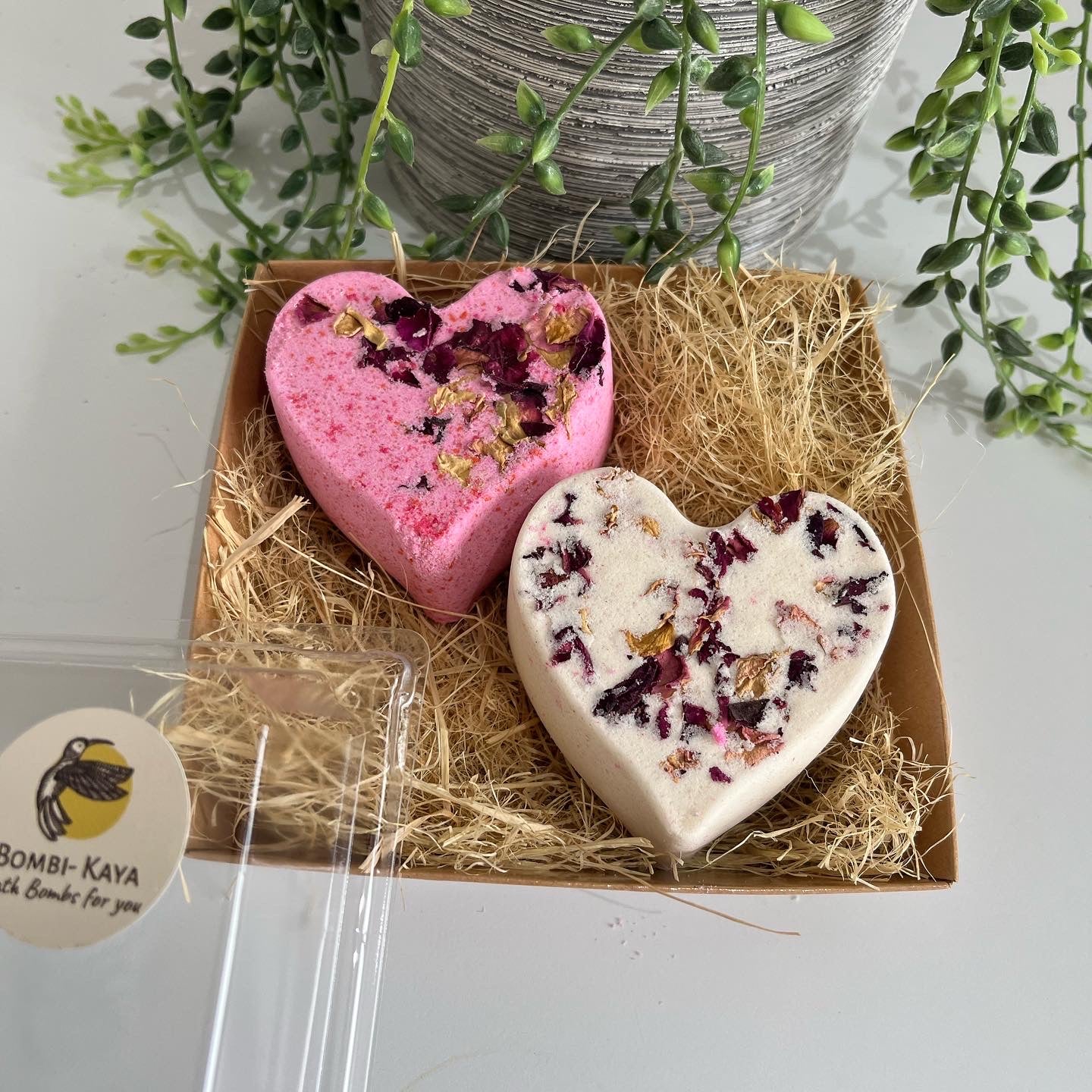 Twin Pack Heart Bath Bombs