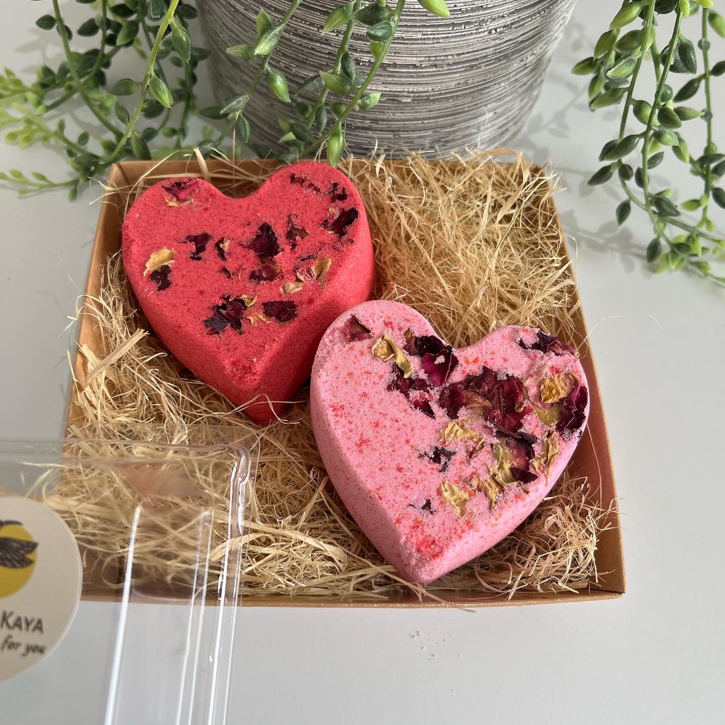 Twin Pack Heart Bath Bombs