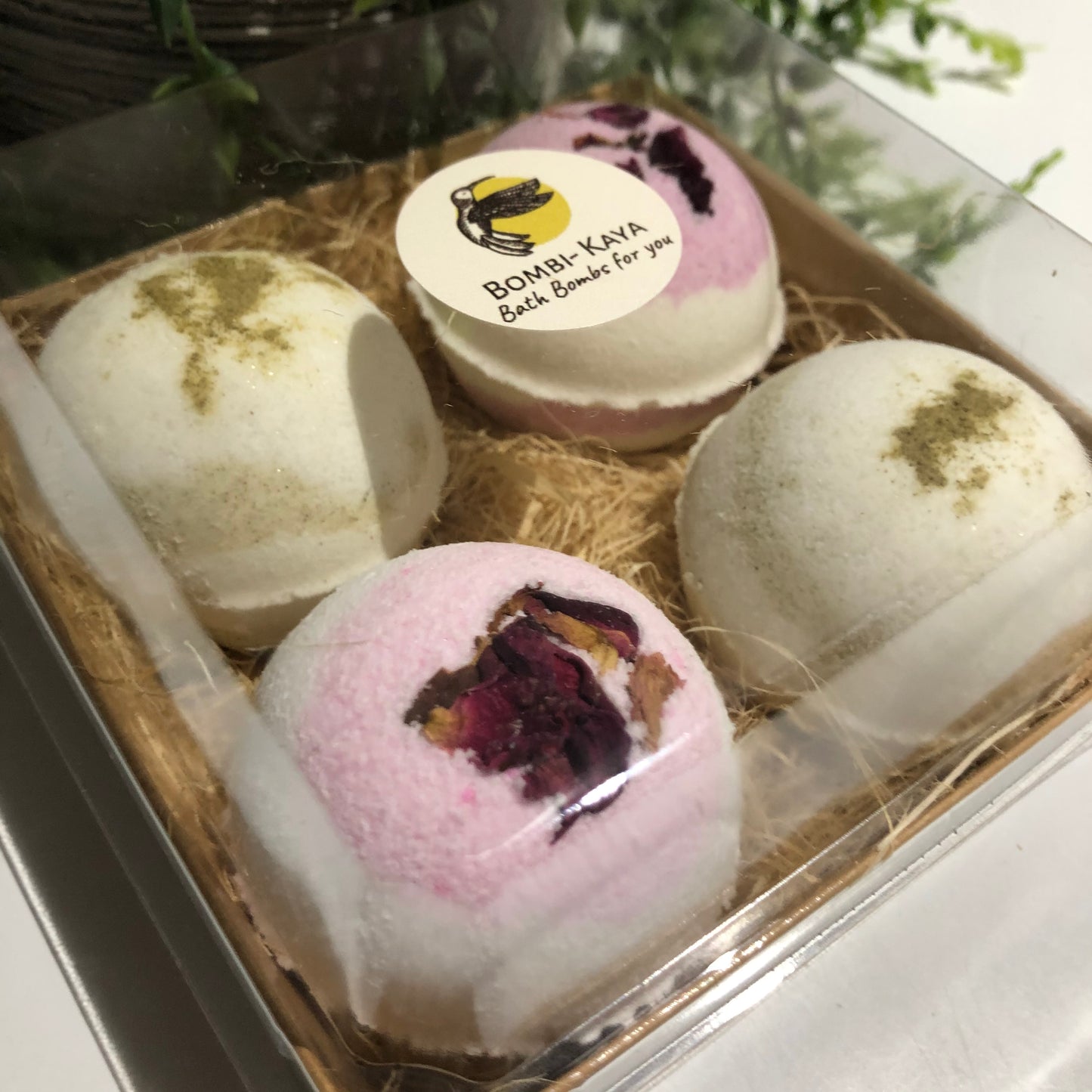 Rose Sage home pack bath bombs