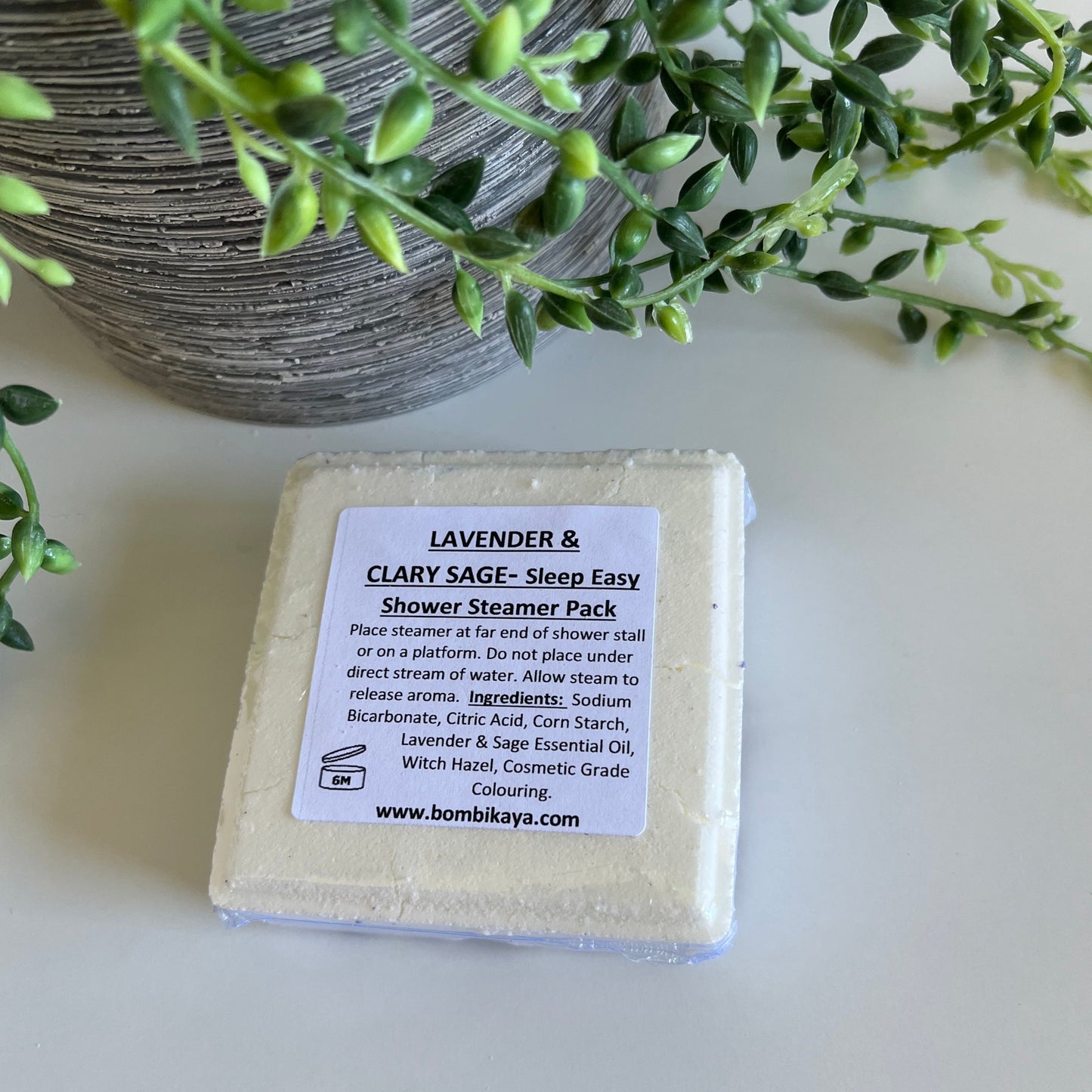 Shower Steamer Block Clary Sage & Lavender (Sleep Easy)