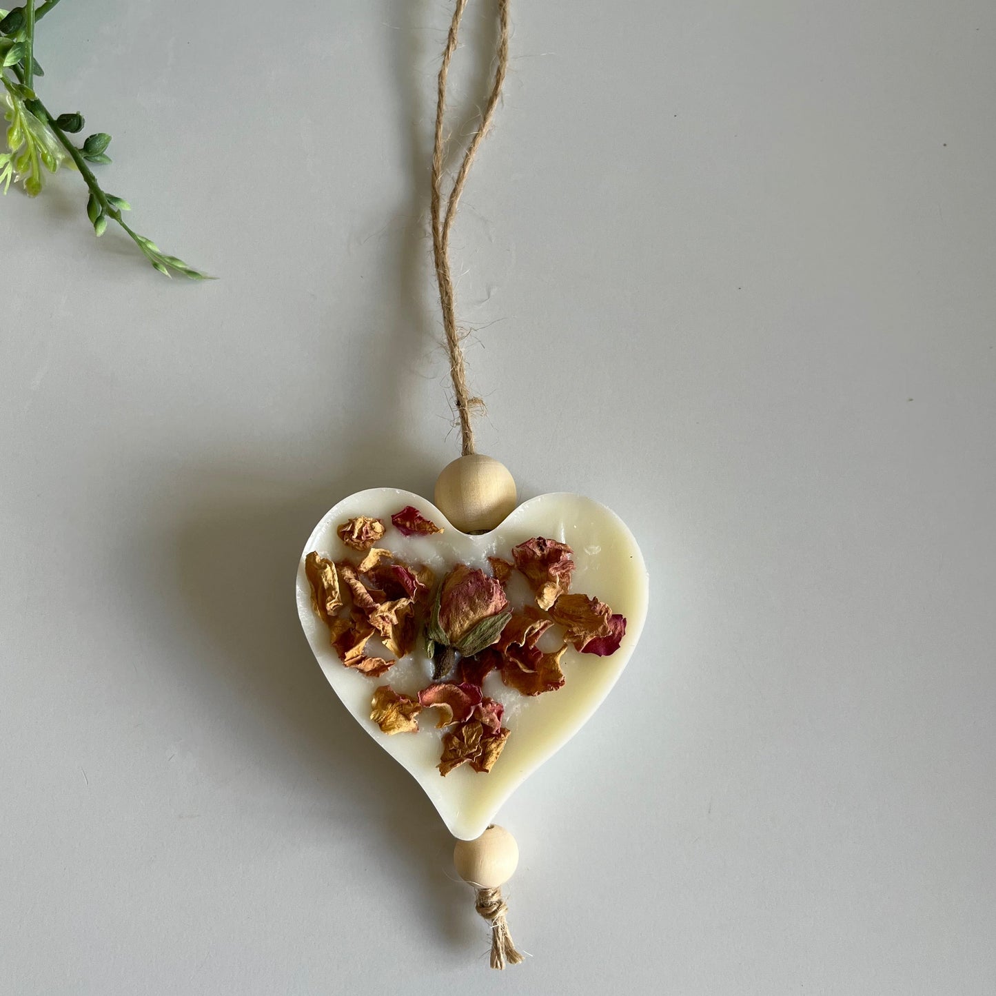 Rose Natural Scented Wax Hanging Air Freshener