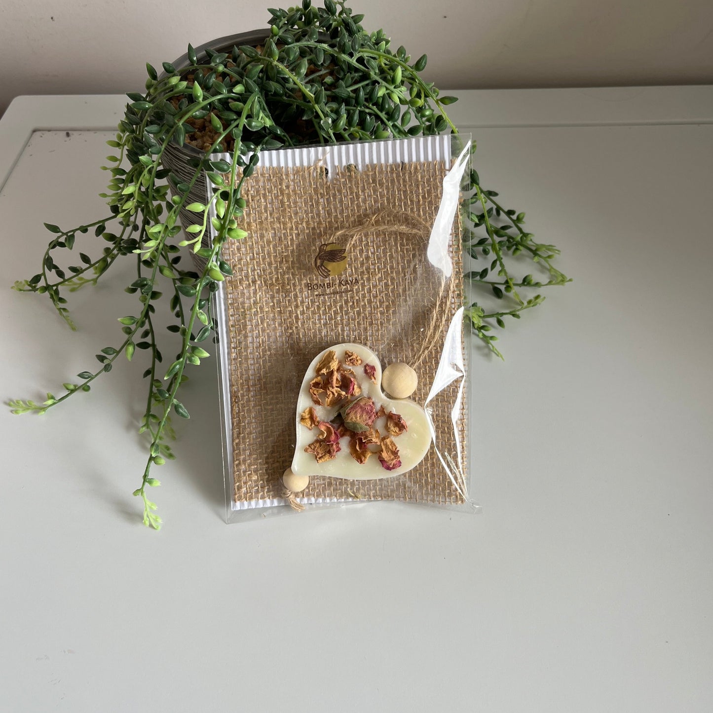 Rose Natural Scented Wax Hanging Air Freshener