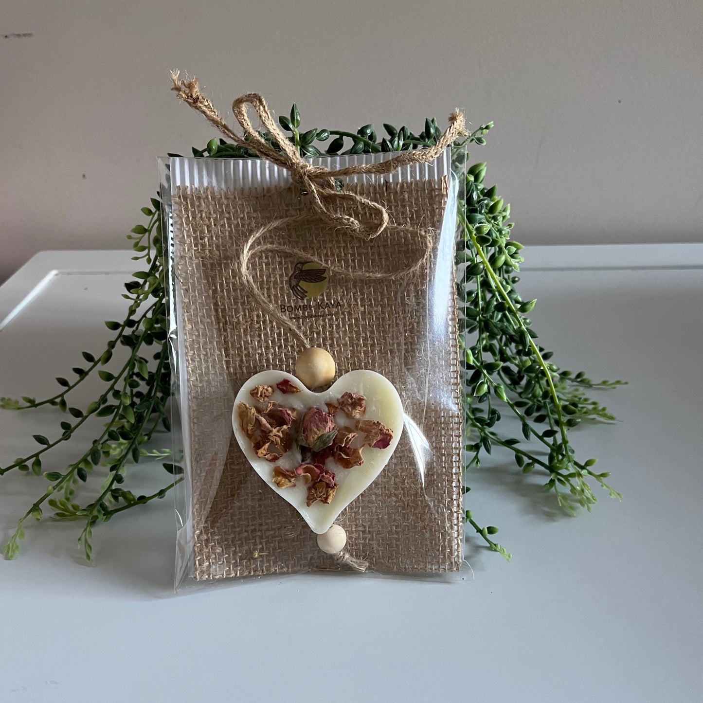 Rose Natural Scented Wax Hanging Air Freshener