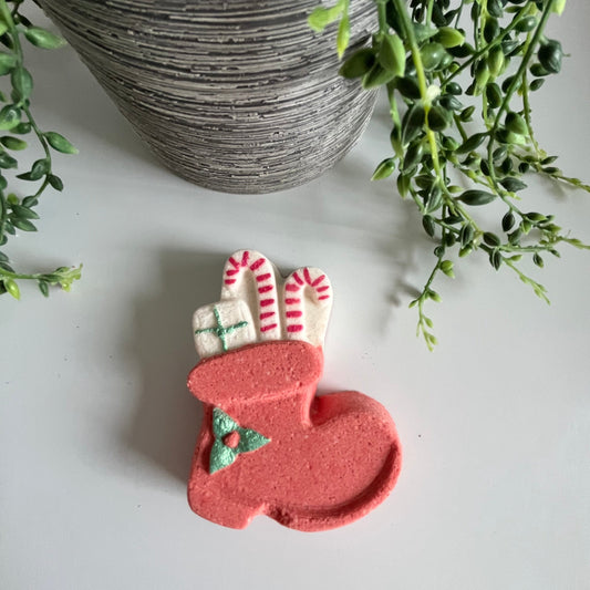 Santas Gift Boot Shaped Bath Bomb