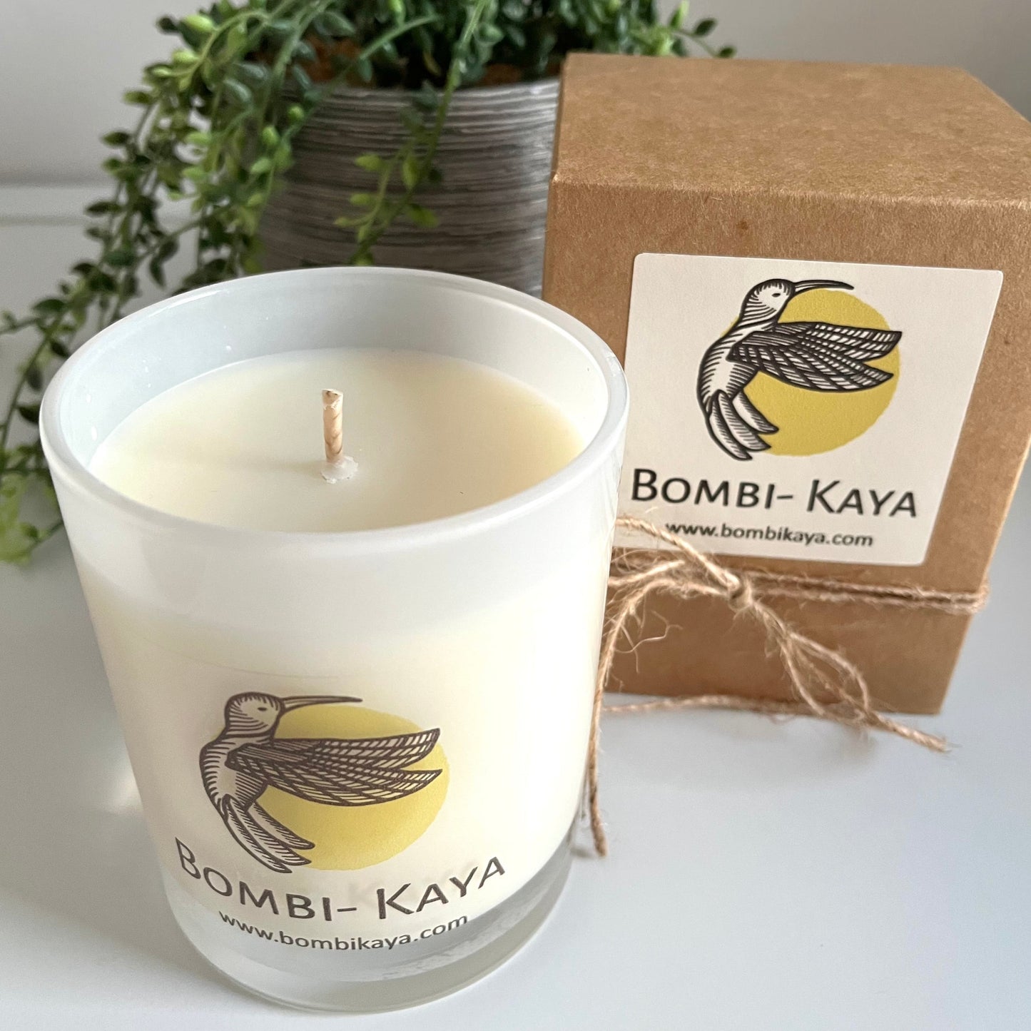 Basil Lime Mandarin Hand Poured Soy Candle