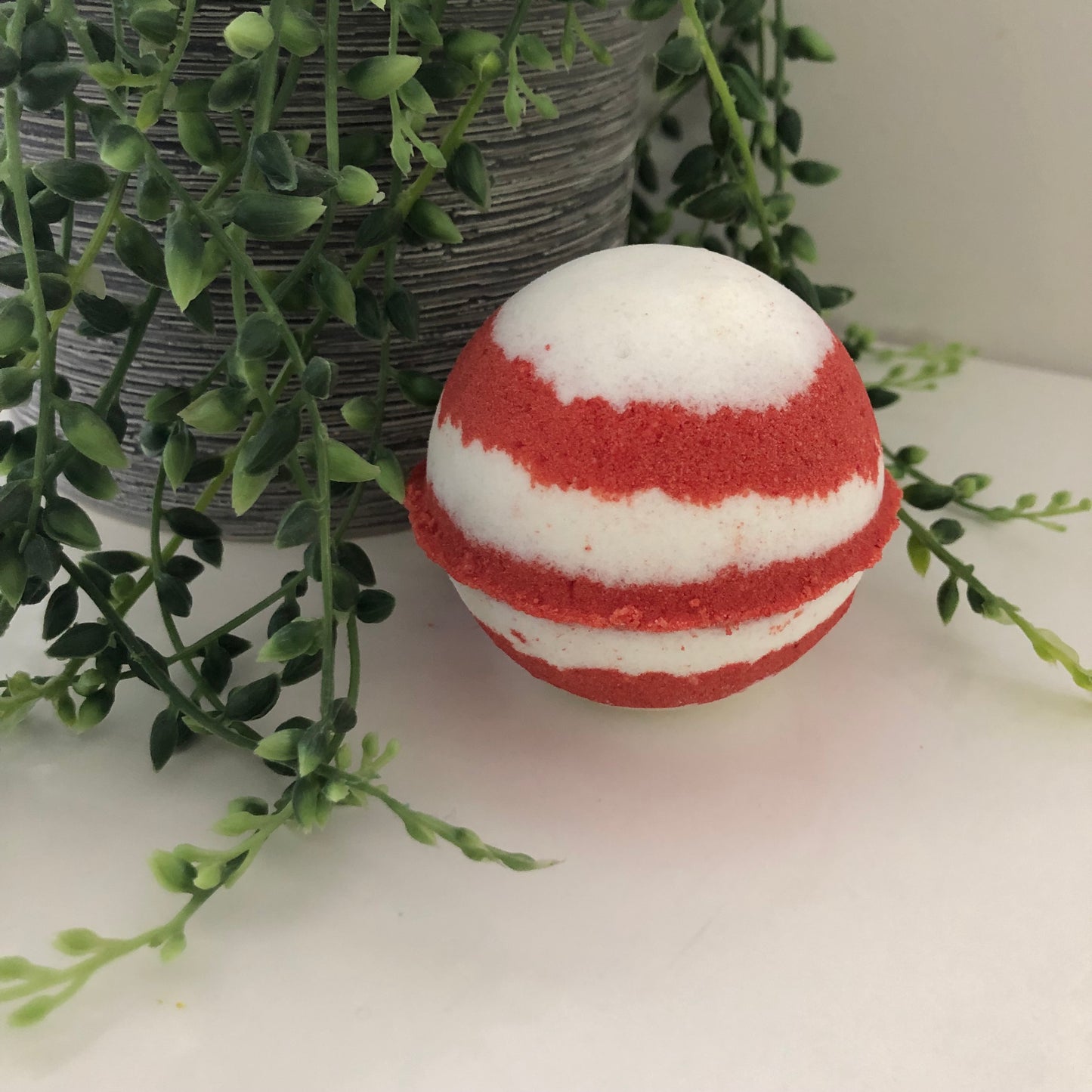 Candy Cane Bath Bomb