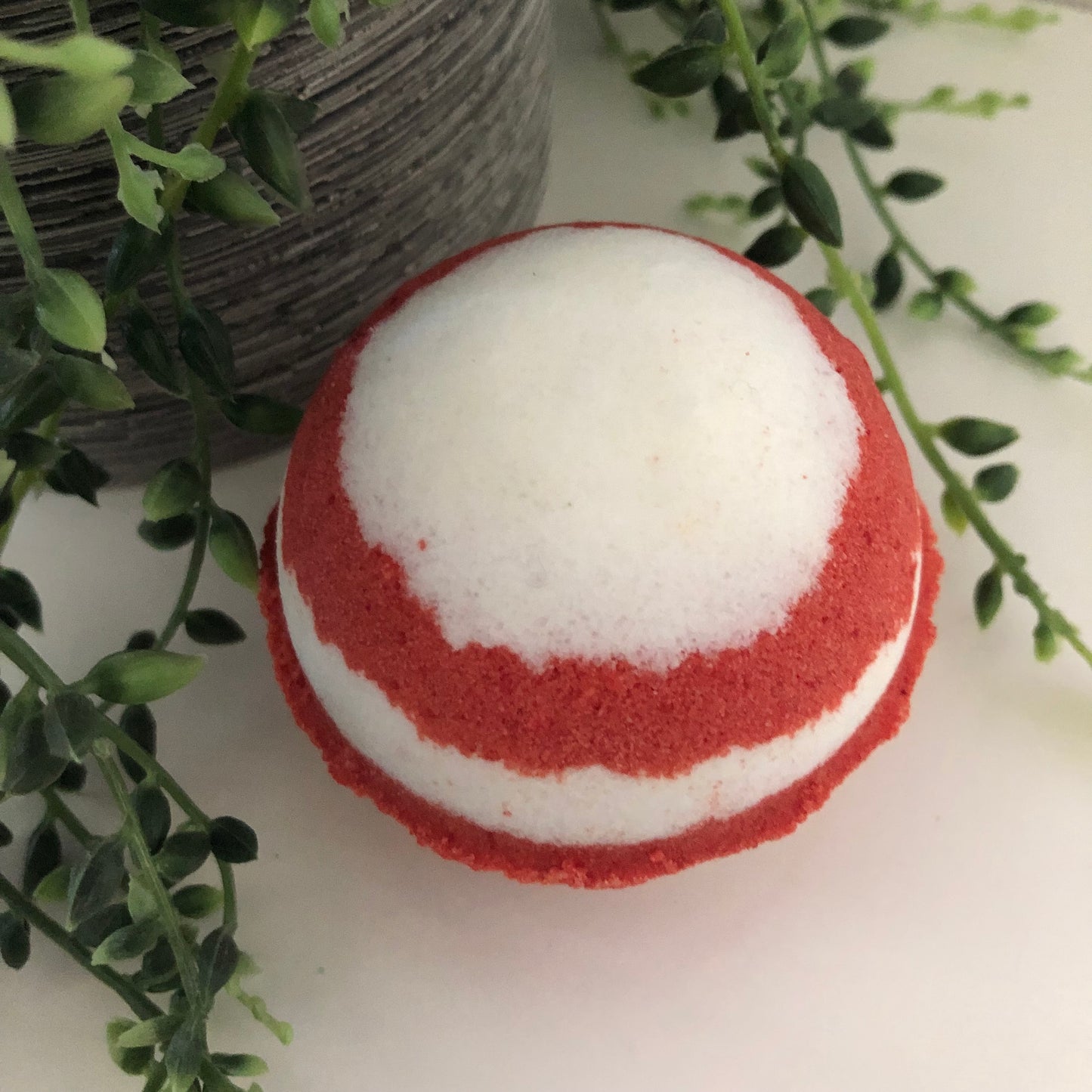 Candy Cane Bath Bomb