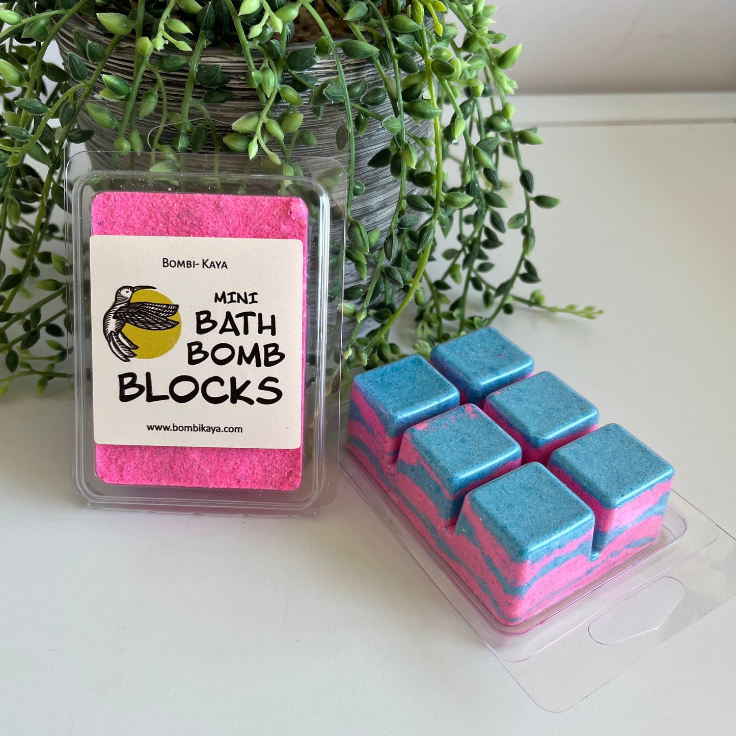 Clam Shell Bath Bomb Blocks- Cotton Candy