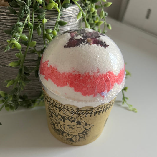 Valentine's Day Cupcake Bath Bomb