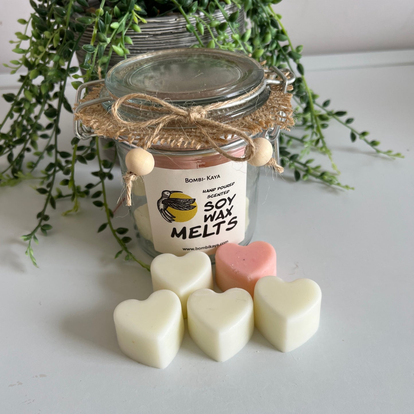 Hearts- Glass Jar Candle Melts