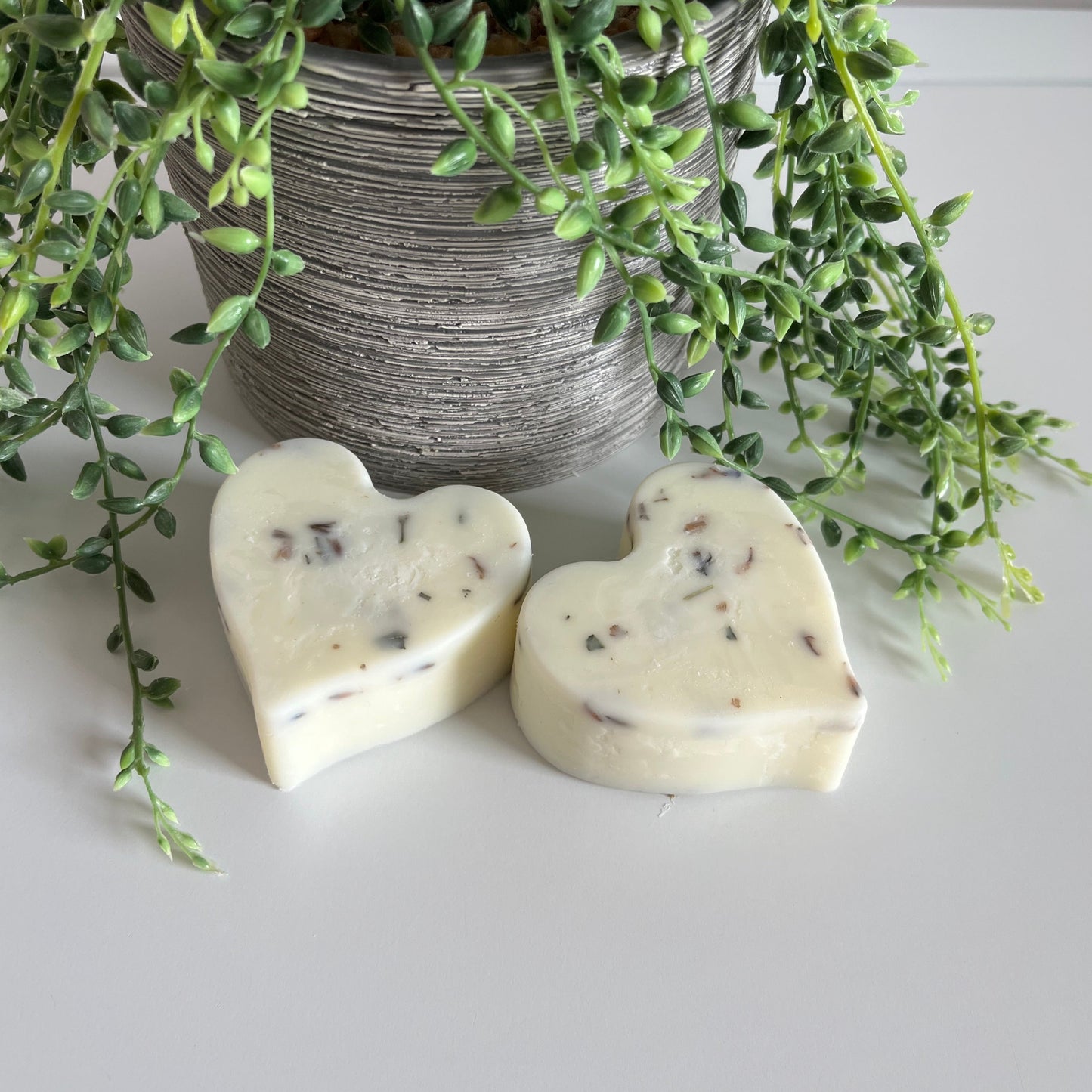 Candle Melt- Lavender Fragrance Heart Hand Poured Soy Wax