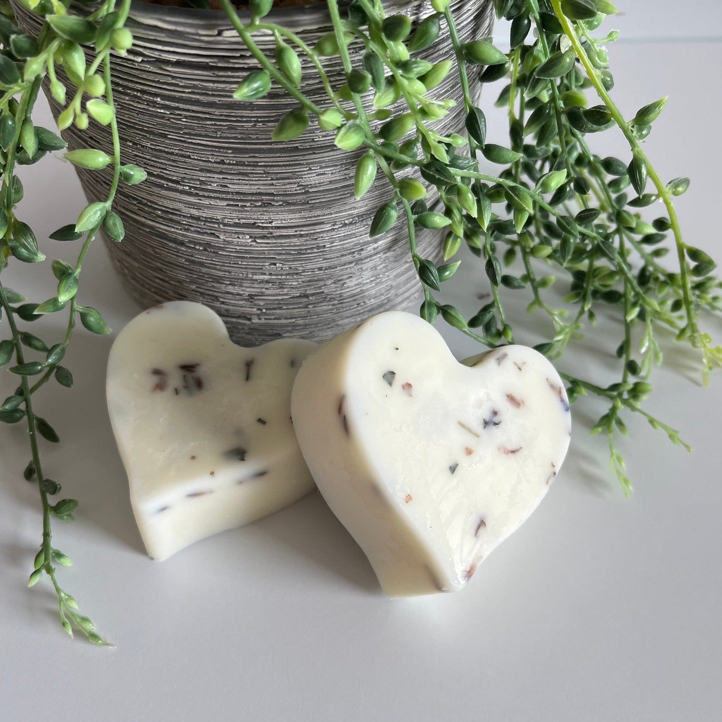 Candle Melt- Lavender Fragrance Heart Hand Poured Soy Wax