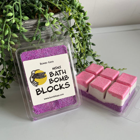 Clam Shell Bath Bomb Blocks- Mermaid's Splash