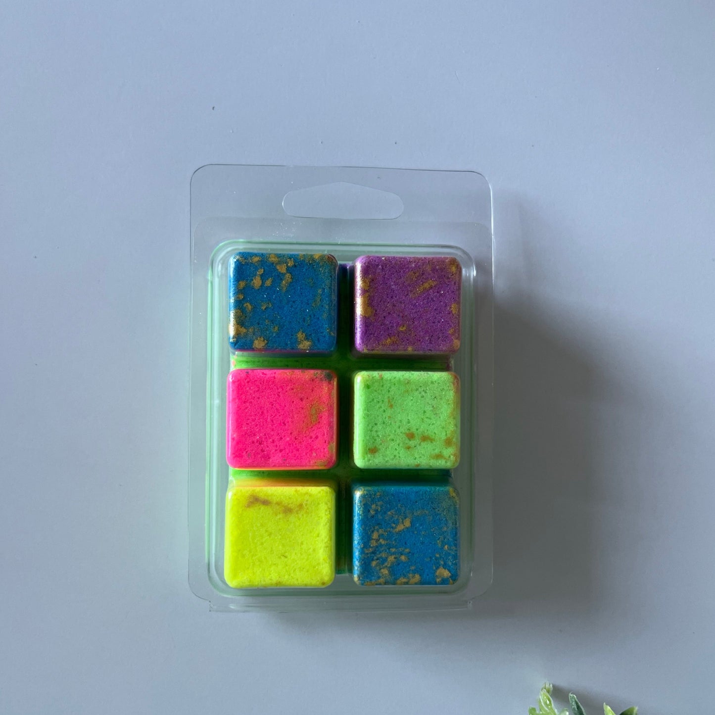 Clam Shell Bath Bomb Blocks- Metallic Rainbow