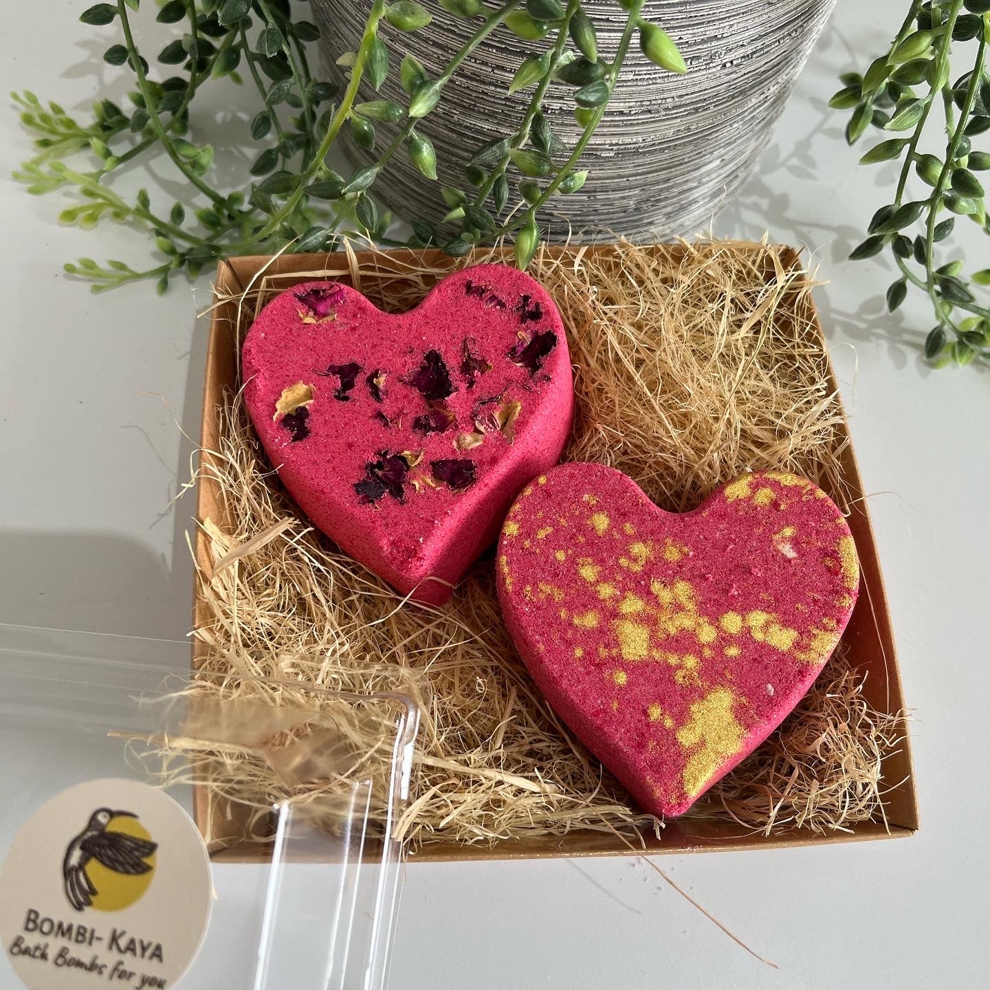 Twin Pack Heart Bath Bombs