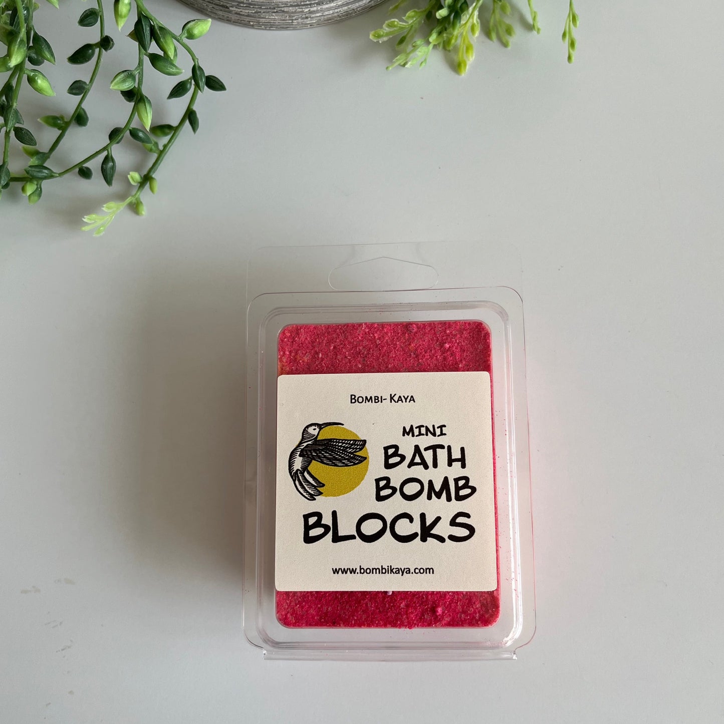 Clam Shell Bath Bomb Blocks- Rose