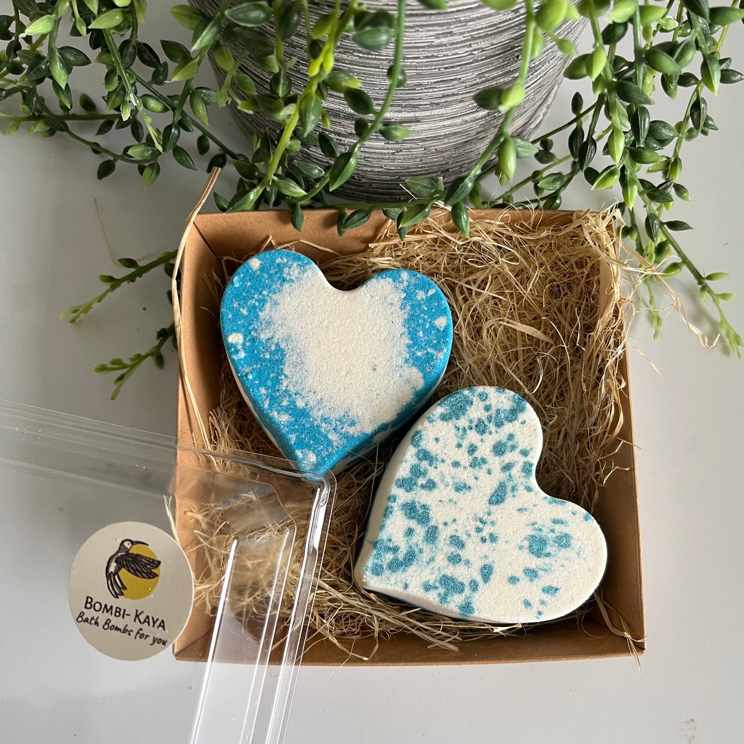 ocean breeze heart twin pack bath bomb