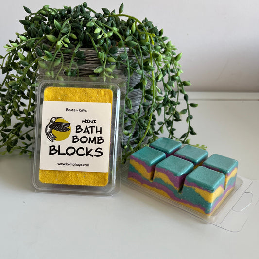 Clam Shell Bath Bomb Blocks- Unicorn Farts